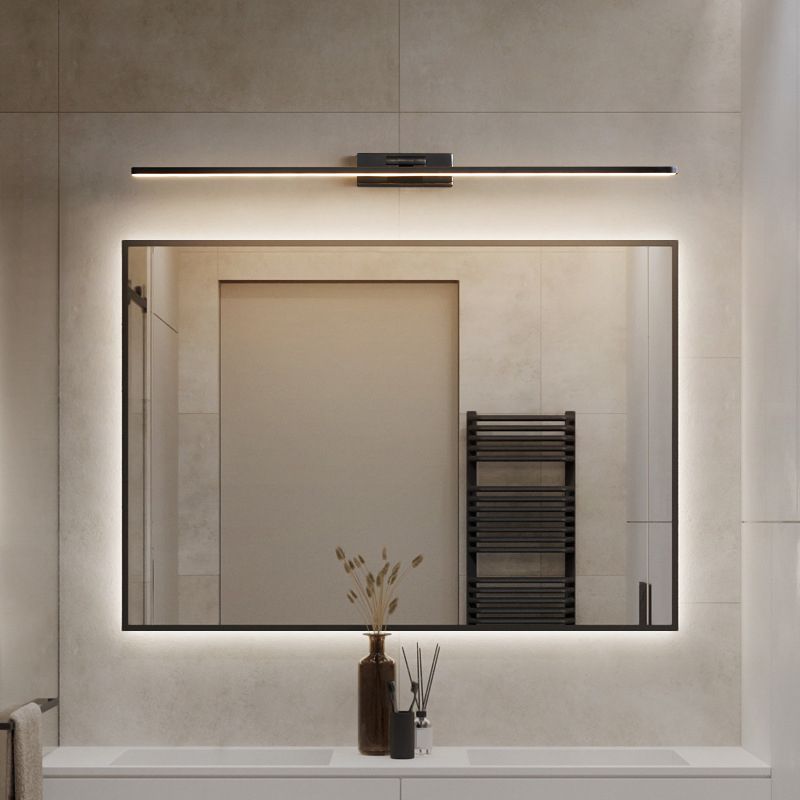 Metal Linear Vanity Lights Modern 1-Light Vanity Lighting for Bathroom