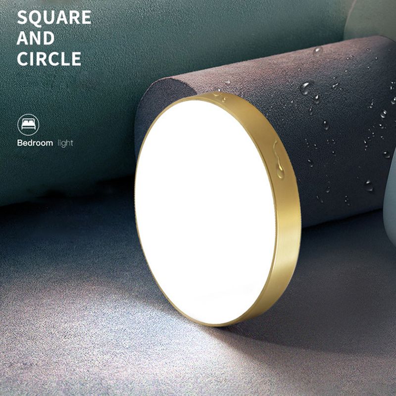 Circular Led Flush Mount Ceiling Light Fixtures Modern Acrylic Flush Light