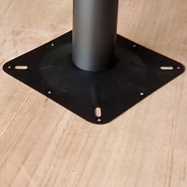 Industrial Solid Wood Bar Table Round Dining Table for Kitchen Living Room