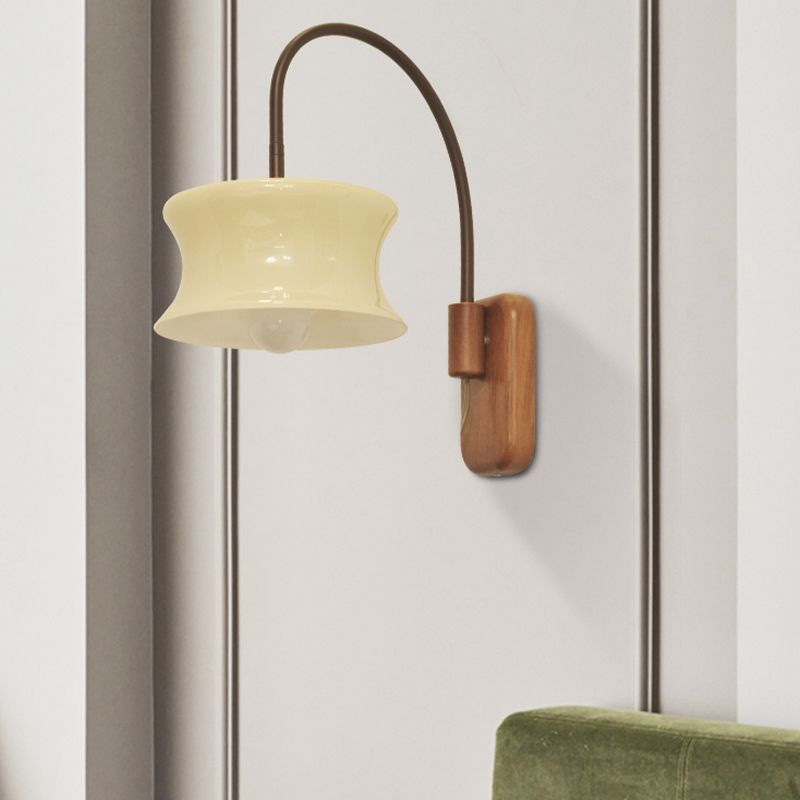 Modern Sconce Light Fixture Glass Shade Wall Light Sconce for Bedroom