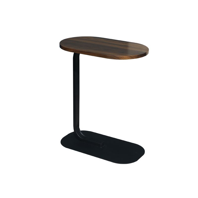 Modern Minimalist Wood Side End Table C Corner Table for Living Room