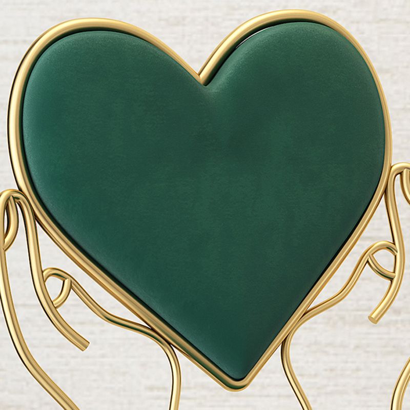 Nordic Style Velvet Dining Chair Metal Dining Chairs for Restaurant Use