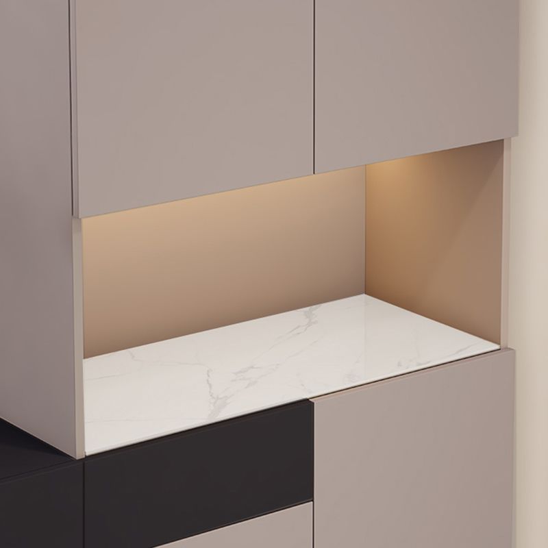 Modern Accent Cabinet Scratch Resistant and Stain Resistant Storage Cabinet with Doors