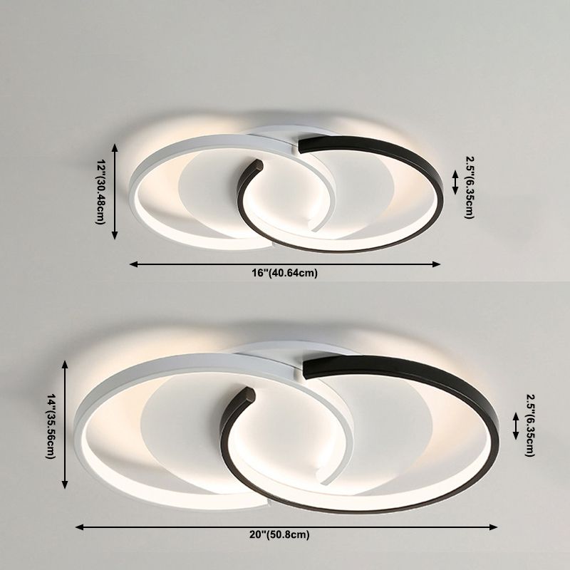 Plafoniera moderna e minimalista a LED lineare da incasso in ferro battuto con paralume in silicone