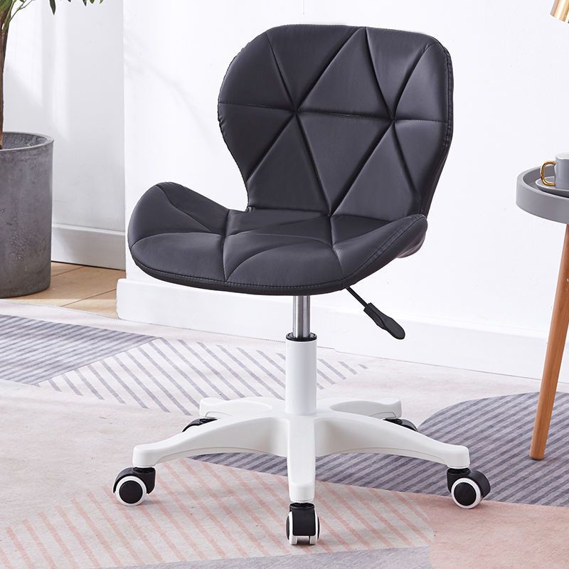 Armless Chair22.4" L x18.5"W x25.9H" Swivel Wheels Chair for Living Room