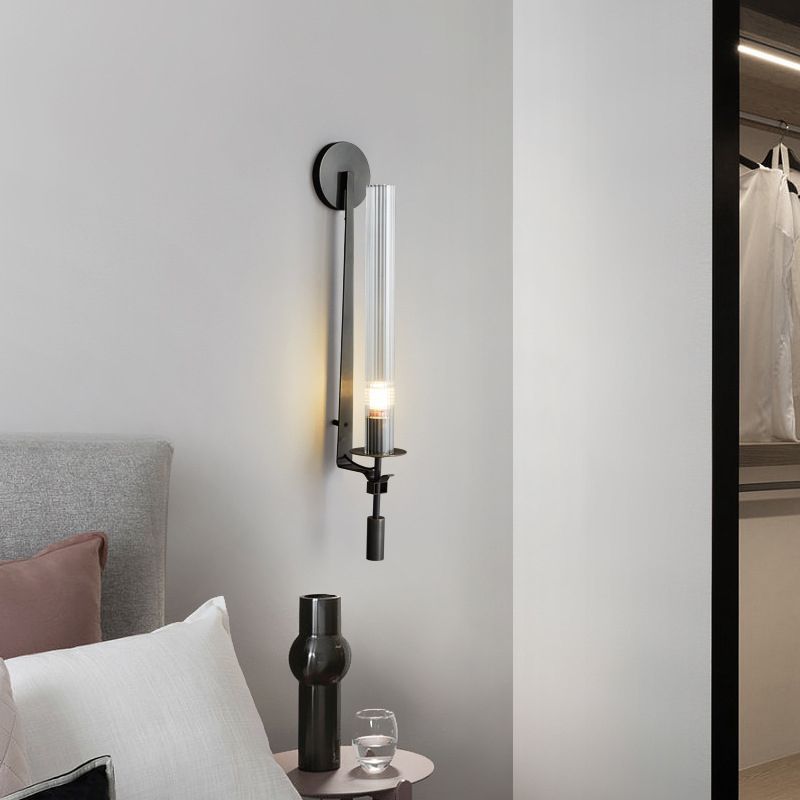 Industrial Wall Light Glass Shade Wall Light Sconce for Living Room