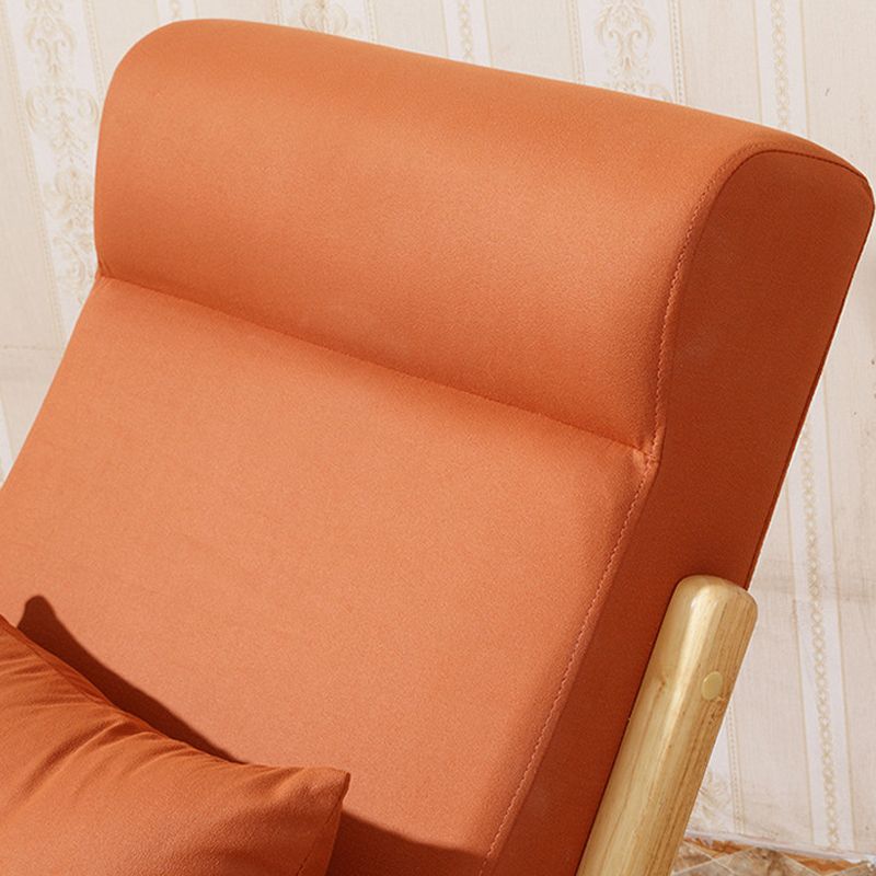 Living Room Easy Chair Wood Lazy Lounge Chair Home Leisure Sofa Rocking Chair