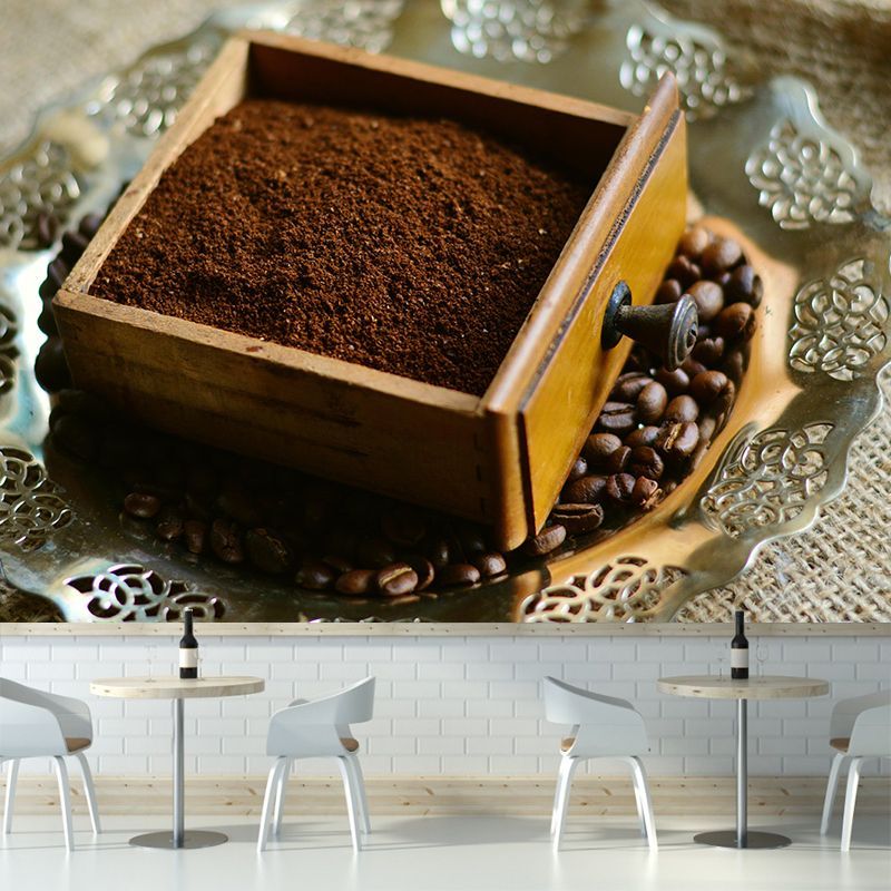 Simplicity Coffee Beans Mural Decorative Environmental Wallpaper for Decoration