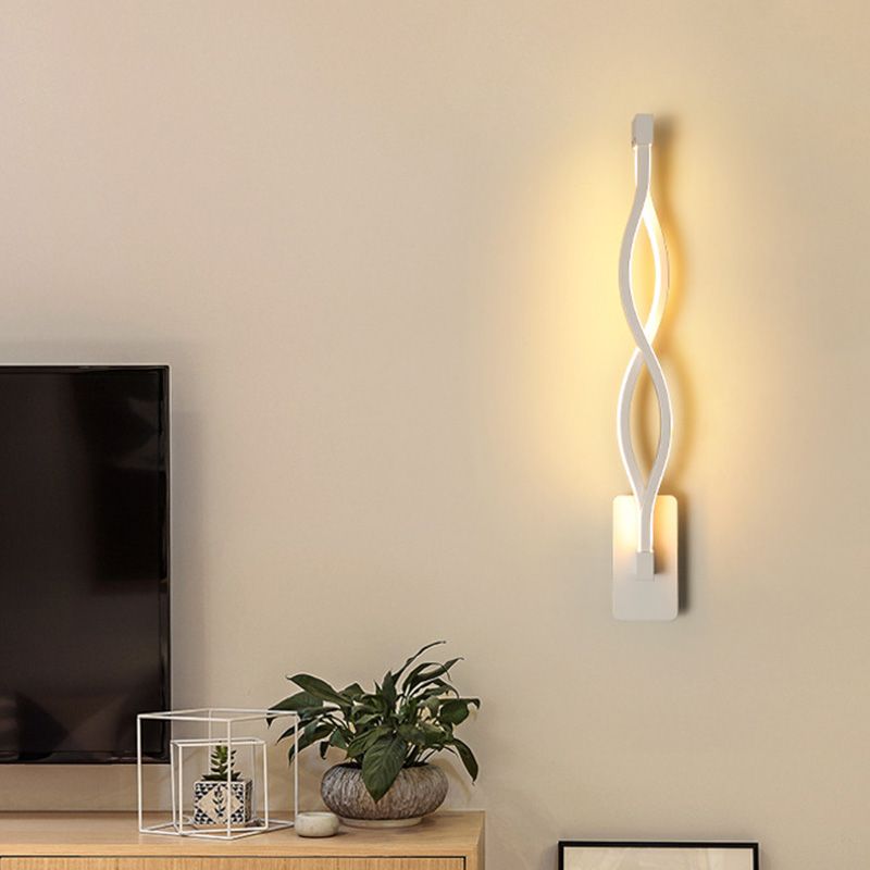 Wit geometrisch gevormde wandlicht Simplicity Led metalen wandlamp SCONCE voor trap