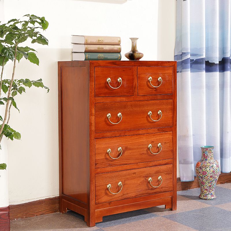 Mid Century Modern Square Accent Cabinet Antique Finish Cabinet With Doors