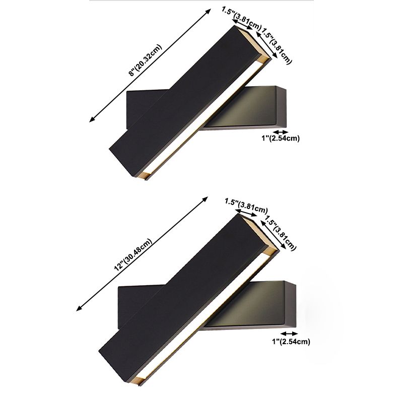 Moderna de estilo de estilo Diconteo de la pared de la pared 1 Lectura de luz de luz de luz Lectura de atenuación