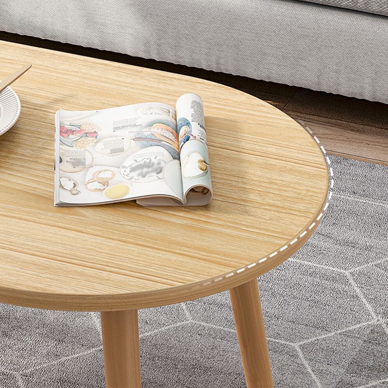 Rectangular Coffee Table with Modern Style Wood in White/wood Color