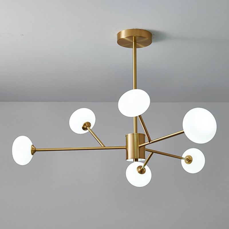 Lampadario in rame in rame a sospeso contemporaneo