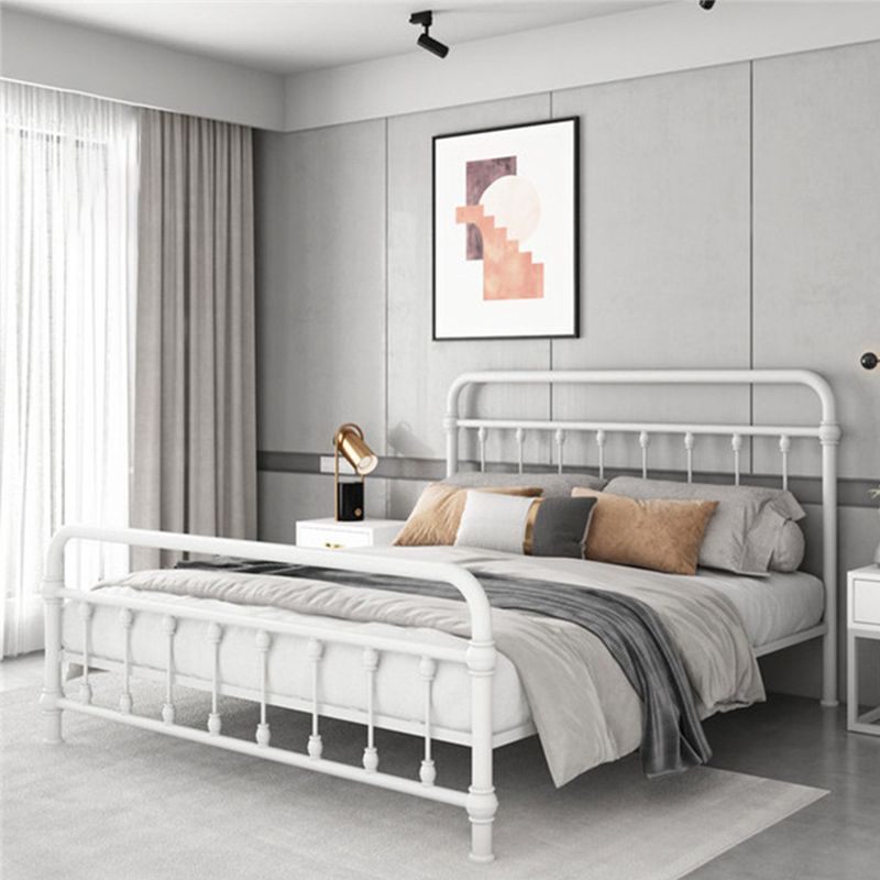 Modernism Metal Bed Frame with Headboard and Footboard 43.3" Bed Frame