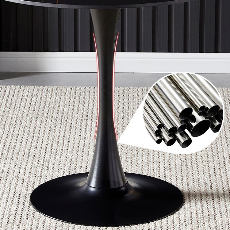 Mesa redonda Mesa de comedor contemporánea mesa de cocina con base de tulipán