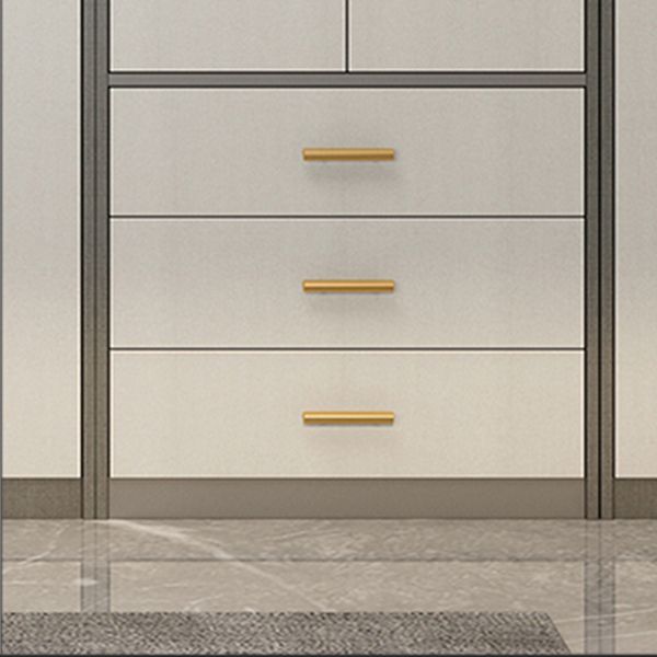 Hinged Wardrobe Armoire Modern Engineered Wood Storage Cabinet