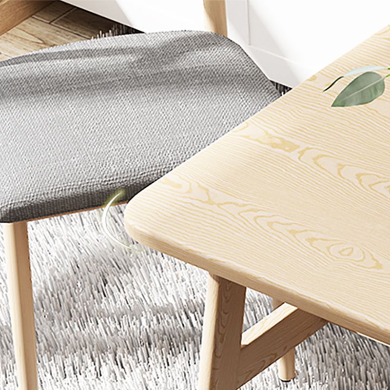 Modern 1/4/5/7 Pieces Dining Set Rectangle Artificial Wood Dining Table for Dining Room