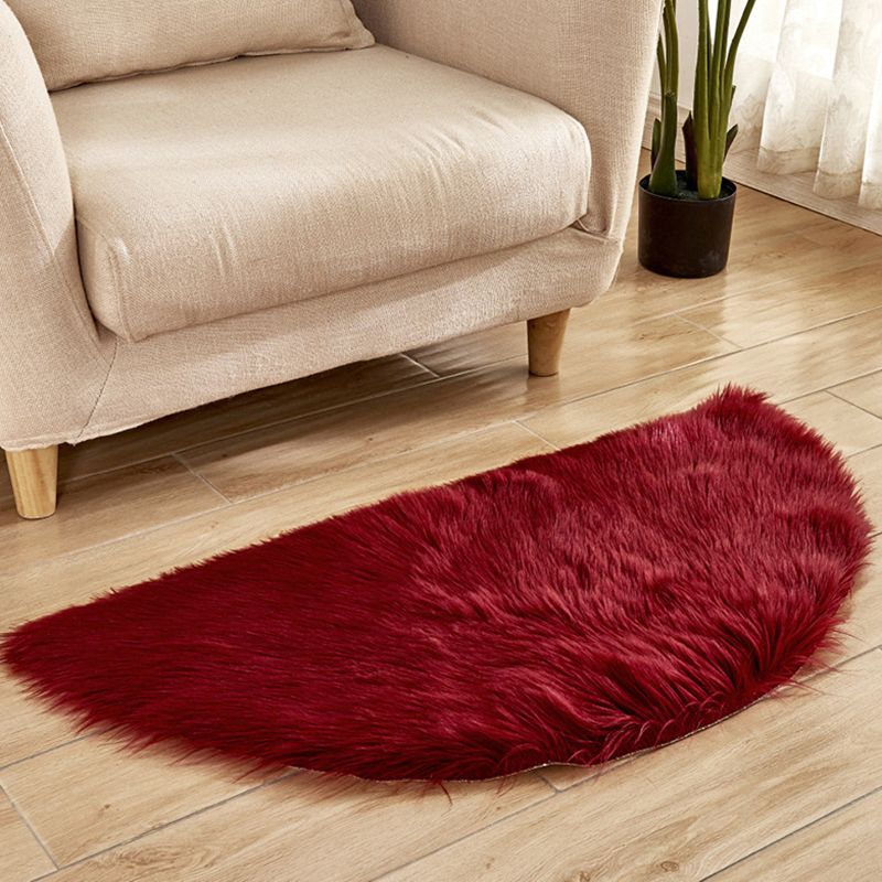 Multi-Color Novelty Rug Fuzzy Solid Color Indoor Rug Pet Friendly Washable Easy Care Area Carpet for Living Room