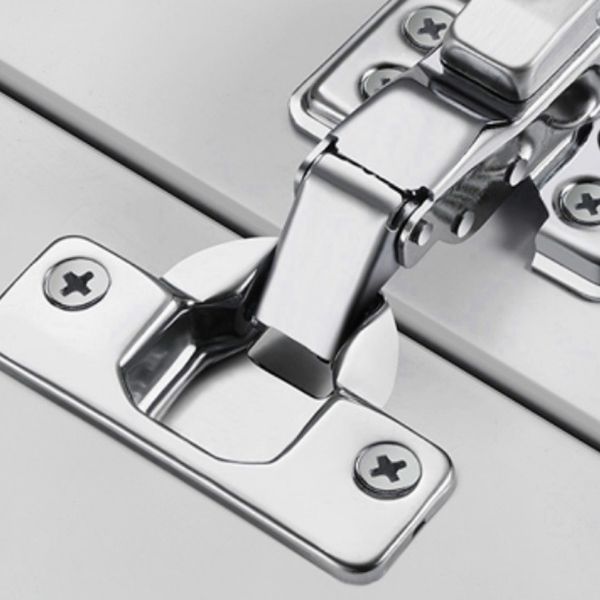 Hinged Storage Cabinet Modern Wardrobe Armoire with Garment Rod