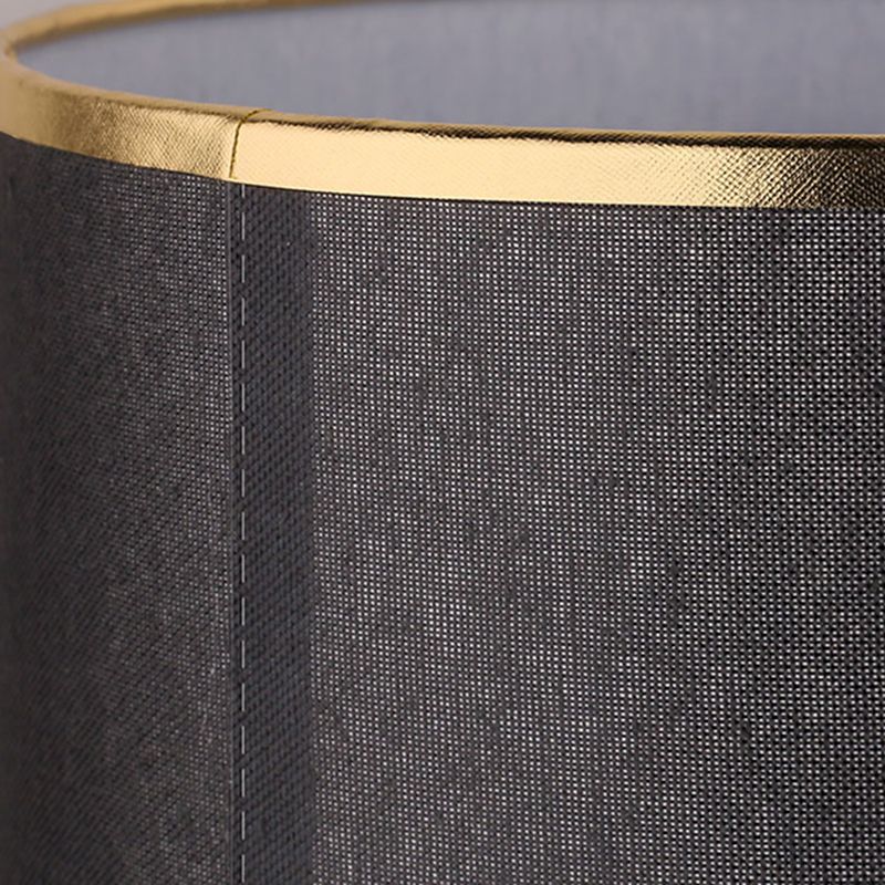 Lampe de table métallique à 1 lumière postmoderne avec table de table de commande des capteurs tactiles