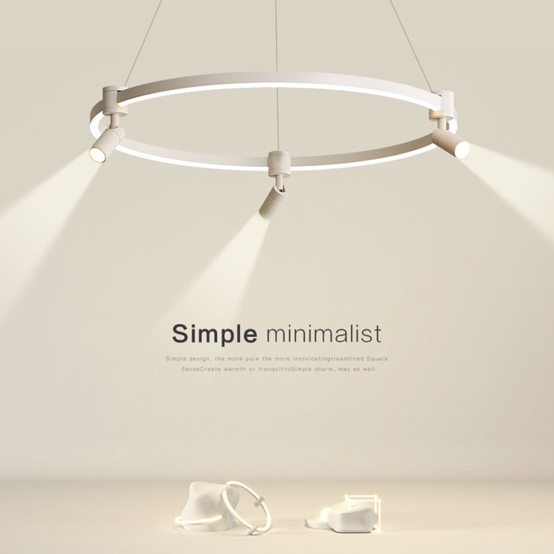 Candeliers contemporáneos accesorios de iluminación colgante orbicular araña de metal orbe para sala de estar