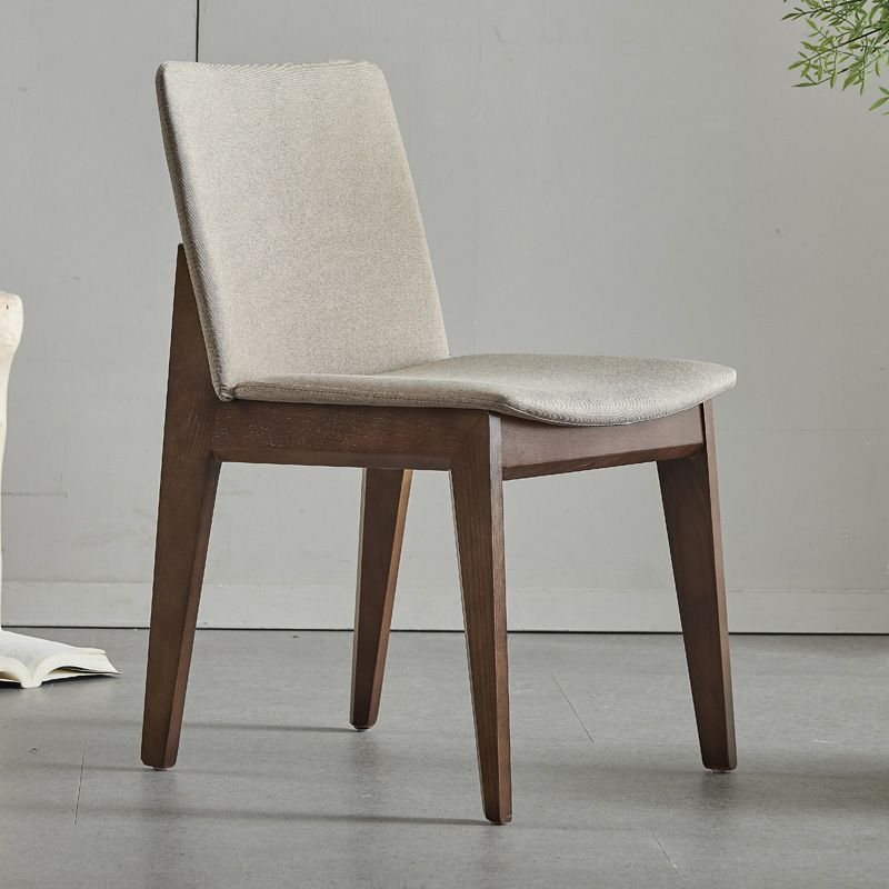 Dining Room Industrial Chair Upholstered Armless Dining Chairs