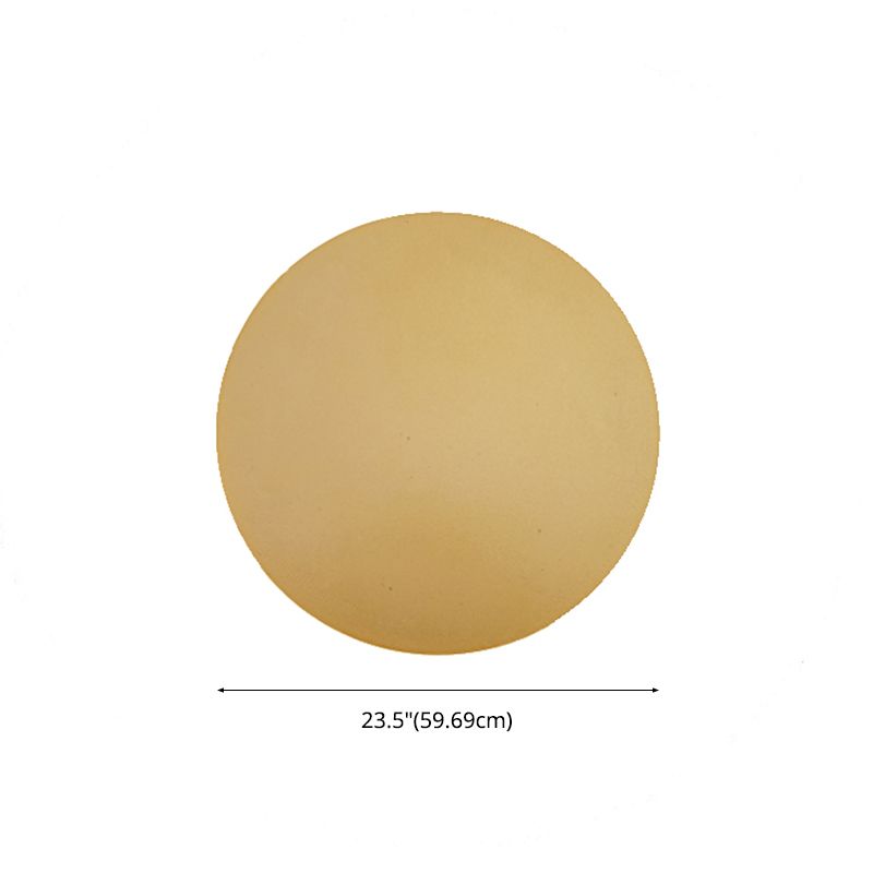 Modern Minimalist Style Round Disc Wall Light Sconces Metal Sconce Lights for Living Room
