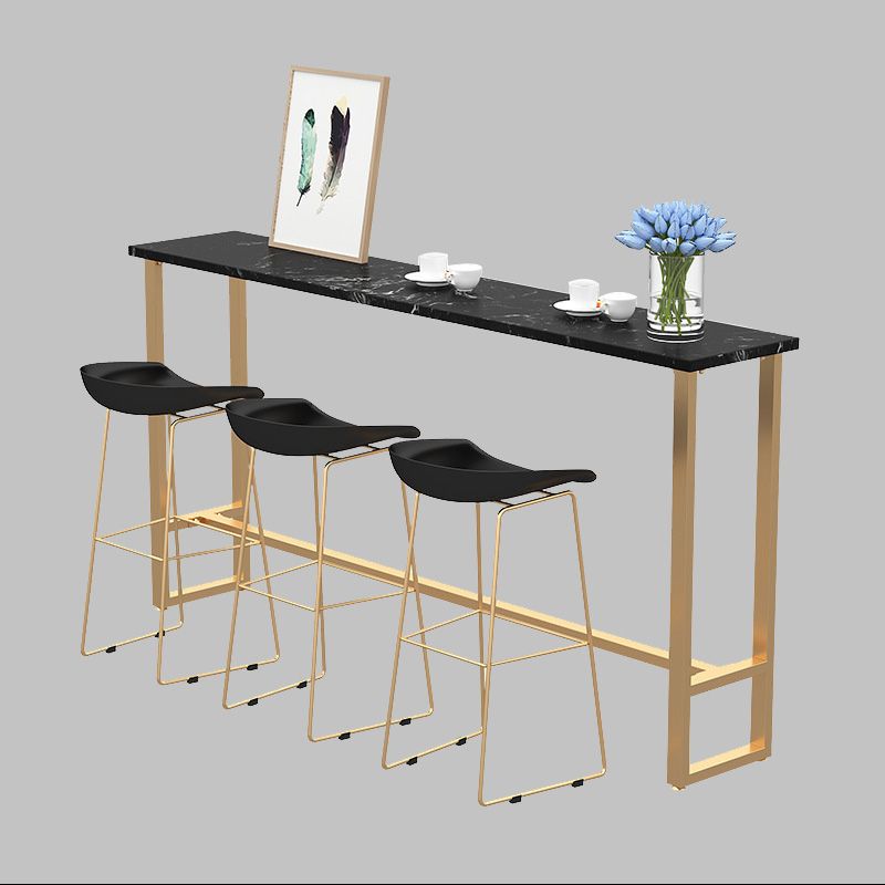 Contemporary Plastic Counter Stools Metal Bar Stool for Home Use