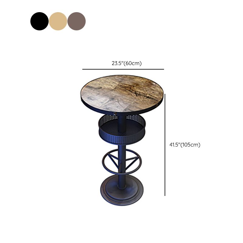 Industrial Bar Dining Table Cafe And Breakroom Bar Wine Table