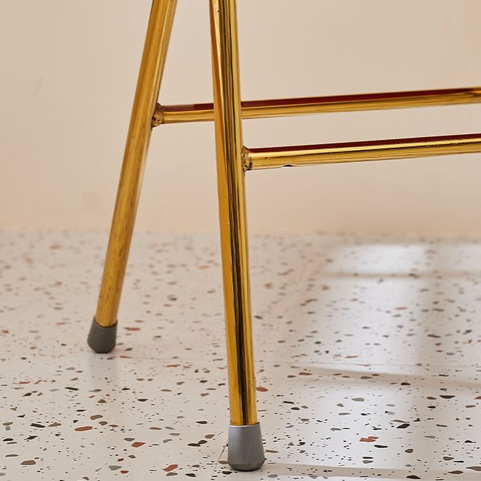Silla lateral escandinava de terciopelo con respaldo abierto, sillas de comedor plegables con acabado mate