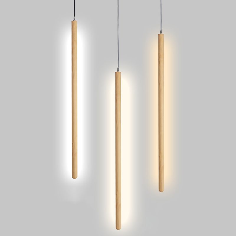 Minimalisme de chambre Minimalisme Light Lumière suspendue linéaire avec 1 lumière