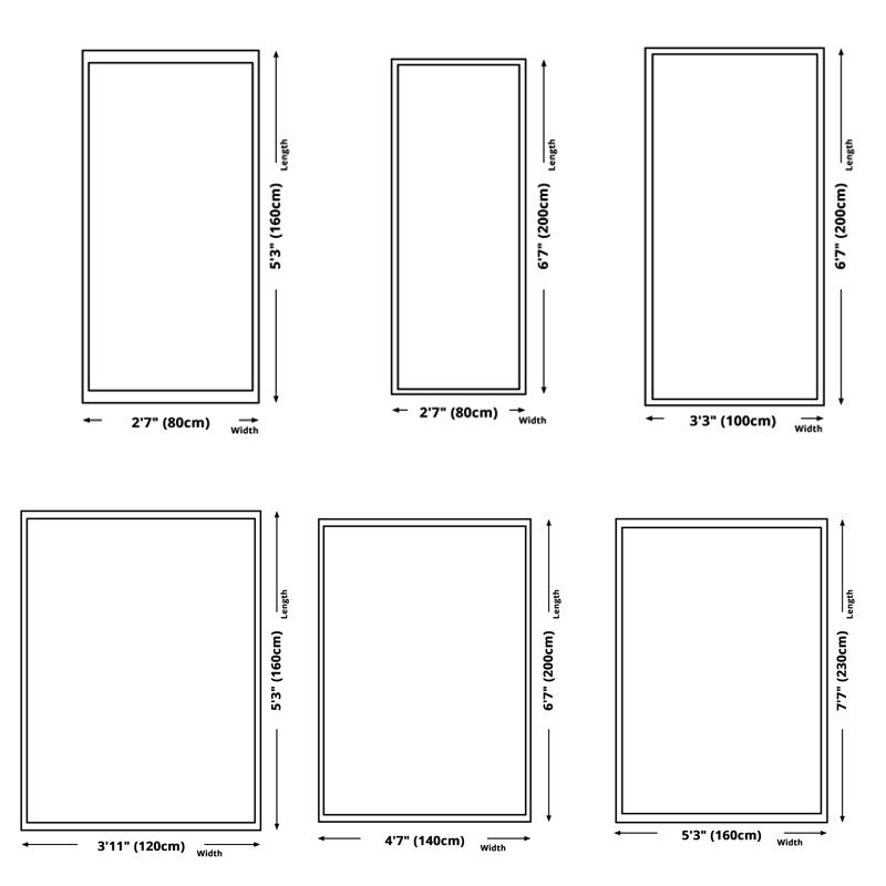 Postmodern Indoor Room Rug Green Color Block Carpet Polyester Non-Split Backing