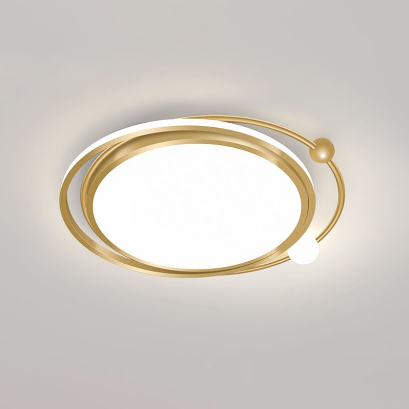 Plafoniera da incasso a LED minimalista in metallo geometrico in acrilico