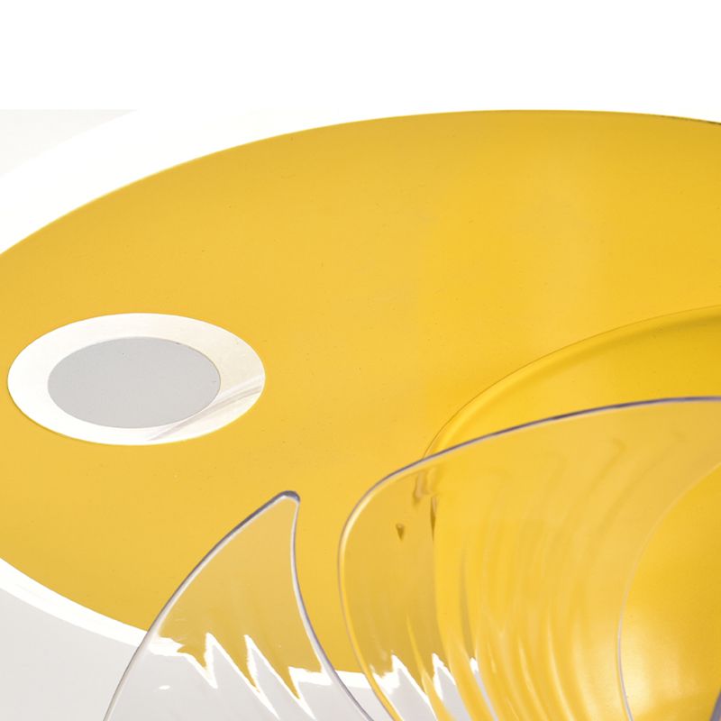 Cartoon LED Plafond lampe à fans à 360 degrés Rotatif pour enfants SEMI SEMI MOUR MONT