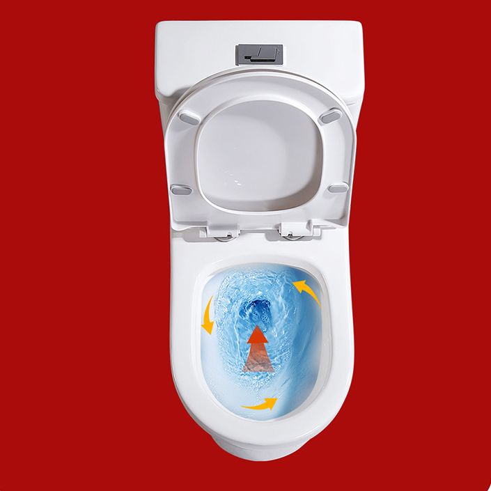Siphon Jet Urine Toilet One-Piece Toilet Porcelain Floor Mounted Flush Toilet