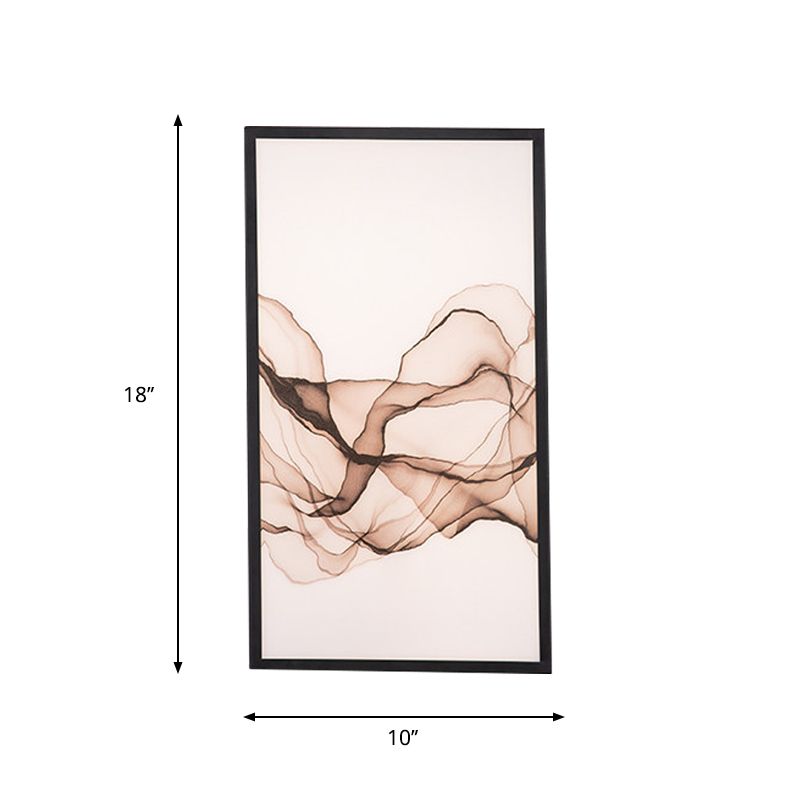 ASIA LED Mur mural lampe acrylique RECTANGE RECTANGE MOTEUR SUMPE