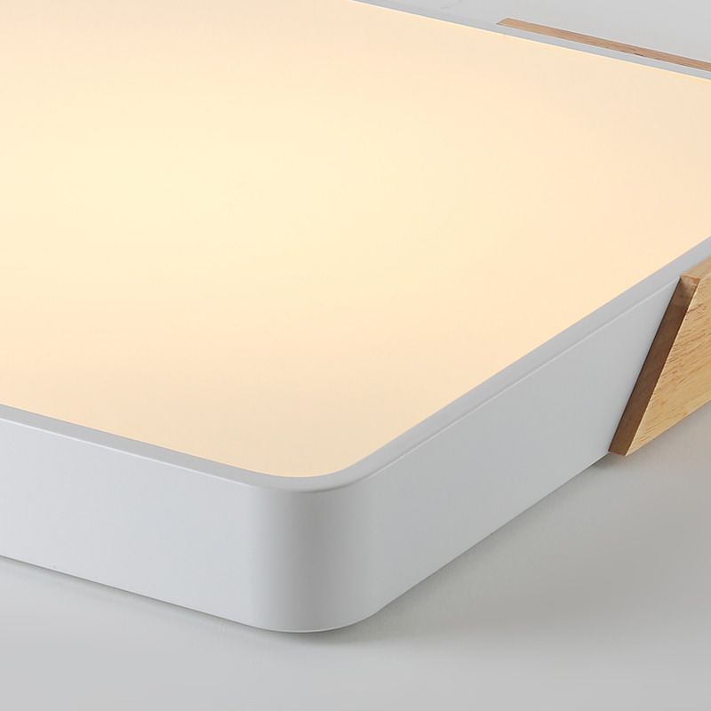 Lampada da soffitto moderna a LED Macaroon Lampada da soffitto geometrica in ferro per montaggio a incasso per camera da letto