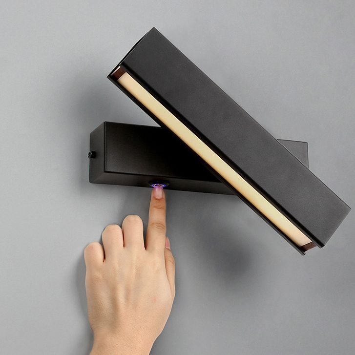 Rectangular Wall Light Sconces Modern Minimalist Style Acrylic 1 Light Sconces