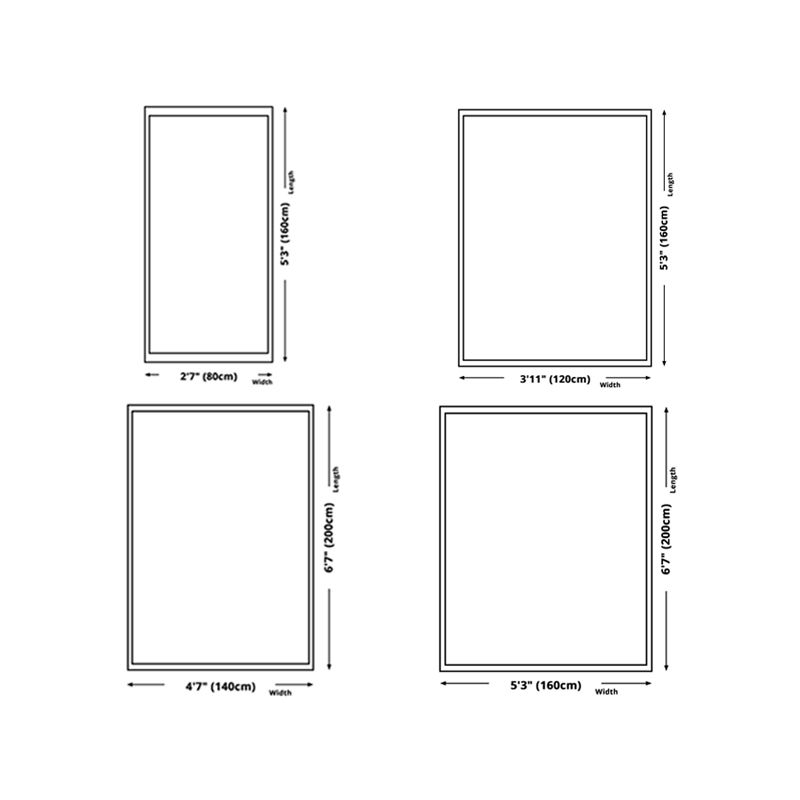 Groen abstract rooster tapijten polyester modern tapijt niet-slip achterste tapijt voor woonkamer