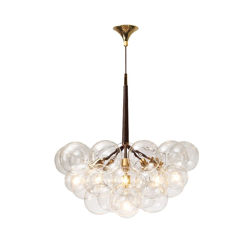 Bubbles Glass Pendant Lighting Fixture Minimalist Style Chandelier Pendant Light