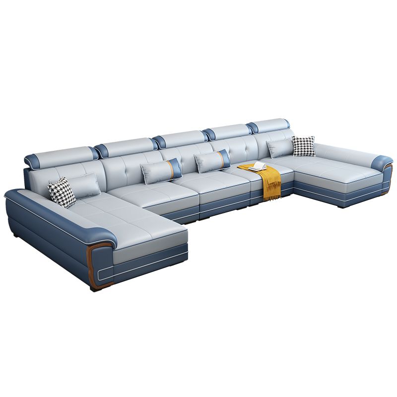 158.26" D x 70.86" W x 31.49" H Pillow Top Arm Sofa with Adjustable Bolster Pillows