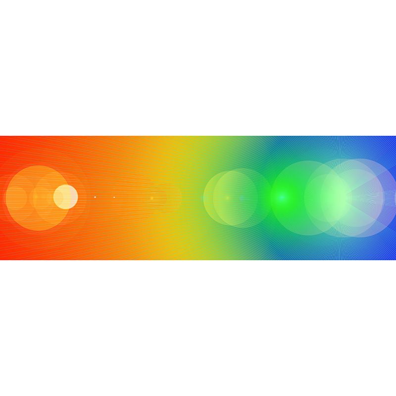 Blurry Pattern Abstraction Mural Wallpaper Mildew Resistant for Sleeping Room Decor