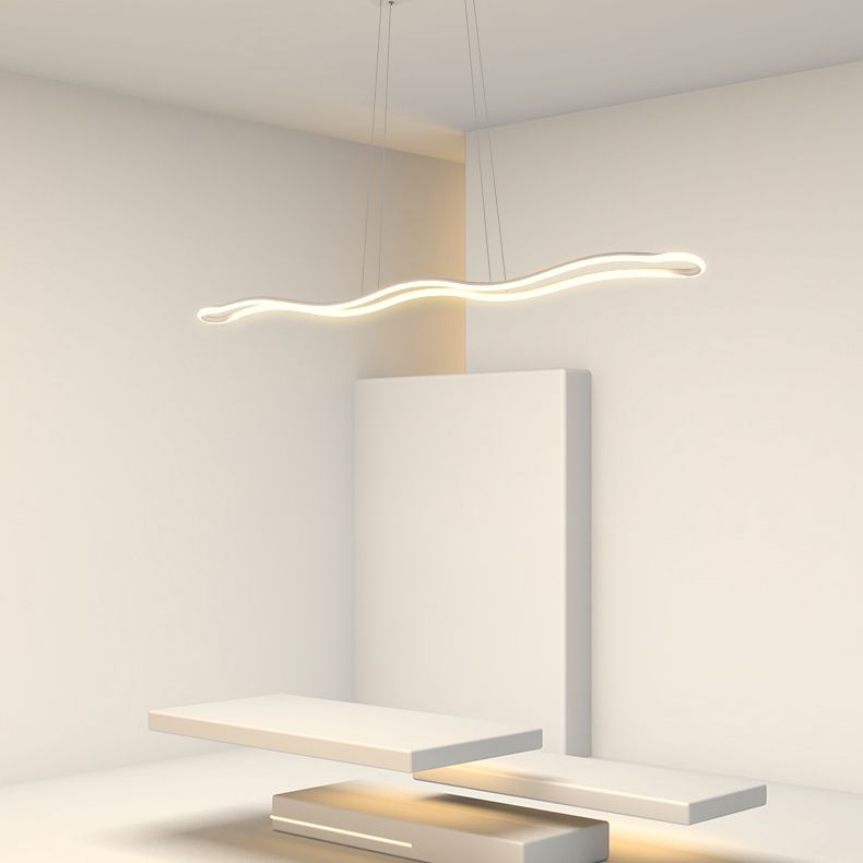 Modern de comedor de estilo Lámparas de lámparas de la isla de la isla de iluminación LED para cocina
