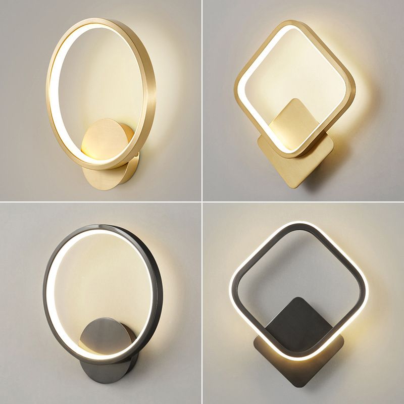 1-Light Sconce Light Modern Metal Sconce Light Fixture for Bedroom