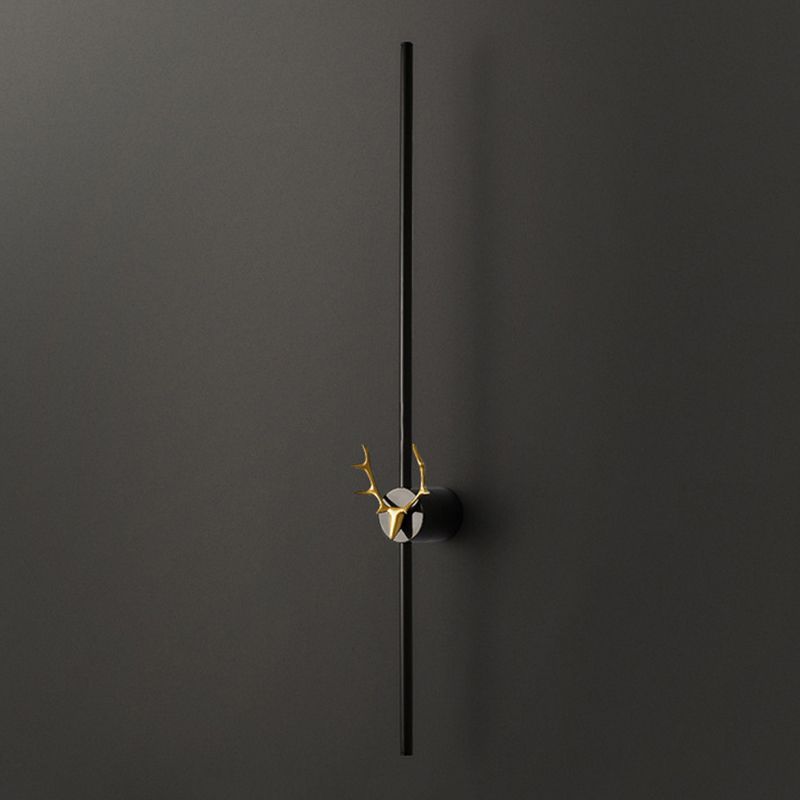 Minimalism Brass Wall Sconce Thin-Line Sconce Lighting for Living Room