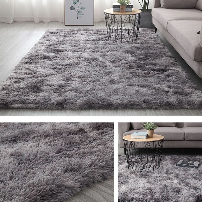 Kleur gemengd huisdecoratie tapijt eigentijds vloerkleed met tie-dye effect polyester met antislip achterkant