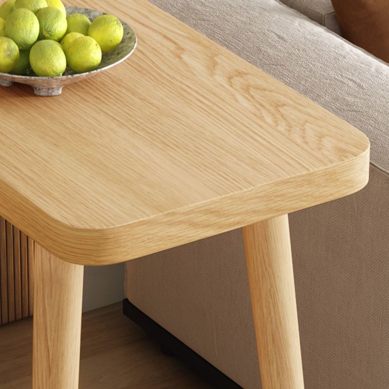 Modern Solid Wood Bar Table Rectangle Dining Table for Kitchen