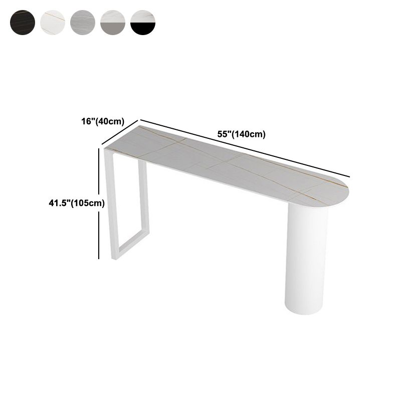 Modern Sintered Stone Bar Table Dining Table for Kitchen Living Room Coffee Room