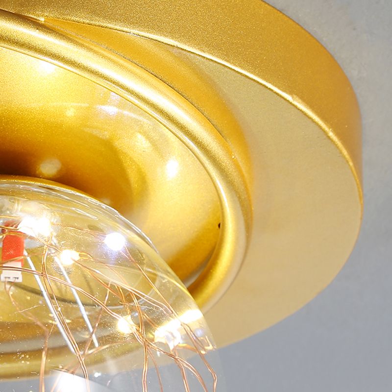 Plafonnier moderne à montage encastré Globe LED pour salon