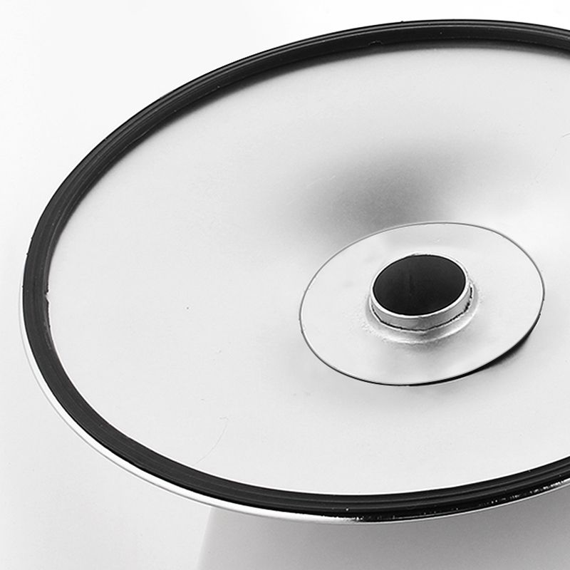 Modern Adjustable Height Swivel Armless Bar Stool with Metal Base